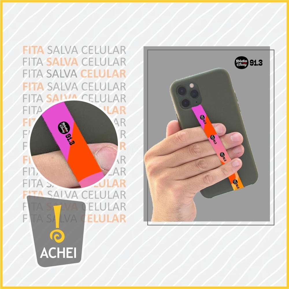 Fita Salva Celular Personalizada